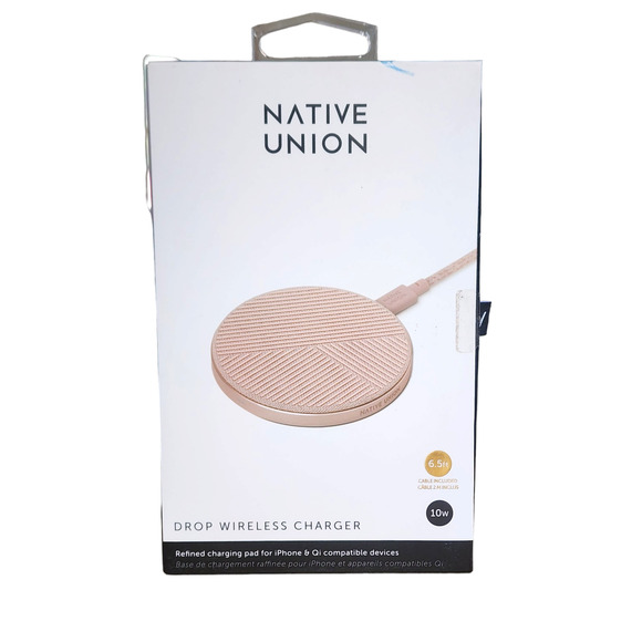Native Union Drop Wireless Charger – Pink – NWT - Picture 1 of 3